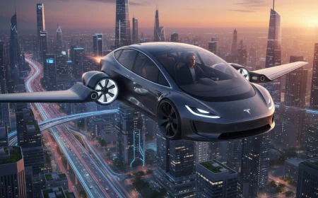 টেসলা আনছে উড়ন্ত গাড়ি, ঘোষণা দিলেন ইলন মাস্ক