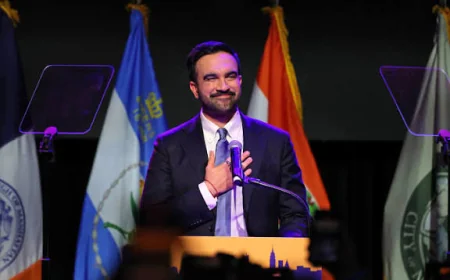 নিউইয়র্কে ইতিহাস সৃষ্টি: প্রথম মুসলিম মেয়র জোহরান মামদানি