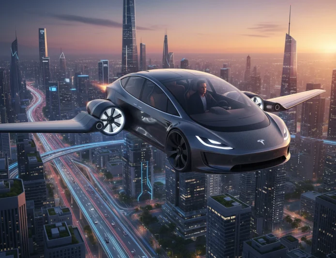 টেসলা আনছে উড়ন্ত গাড়ি, ঘোষণা দিলেন ইলন মাস্ক
