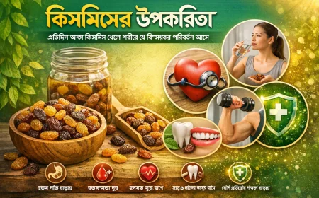 কিসমিসের উপকারিতা: প্রতিদিন অল্প কিসমিস খেলে শরীরে যে বিস্ময়কর পরিবর্তন আসে