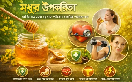 মধুর উপকারিতা: প্রতিদিন এক চামচ মধু খেলে শরীরে যে প্রাকৃতিক পরিবর্তন ঘটে