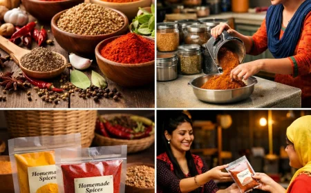 💡 অল্প টাকায় লাভজনক বিজনেস আইডিয়া: “ঘরে বসে হোমমেড মশলা ব্যবসা”